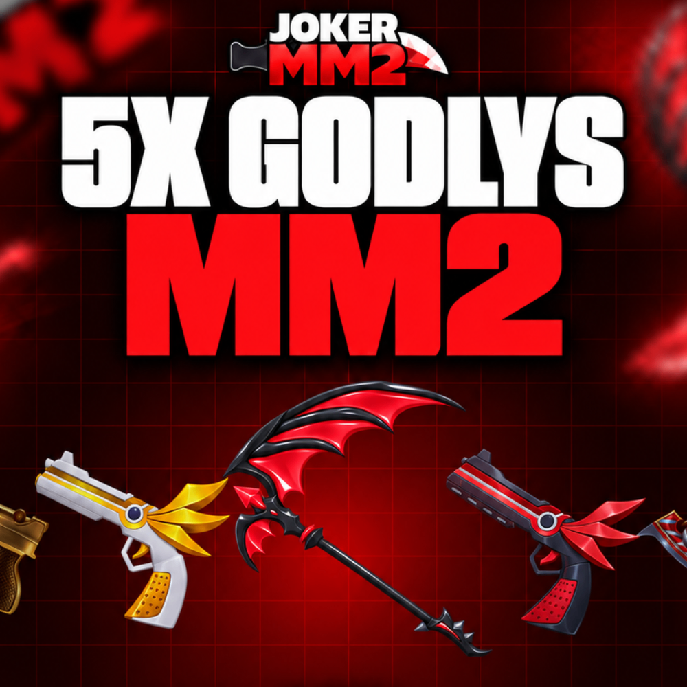 Kit 5X Godlys MM2